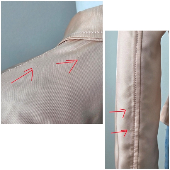 Prada Silk Jacket, Champagne With Soft Black Lining, Size Small 42 - Picture 14 of 16